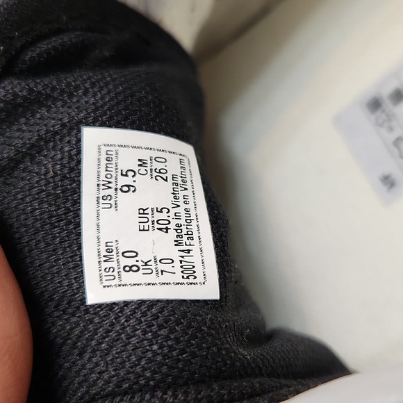 Vans Off the Wall Rally Low Lace-up Checkerboard sneakers (Unisex m 8, w 9.5) - Picture 12 of 12